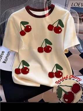 SS Cherry Graphic T shirt